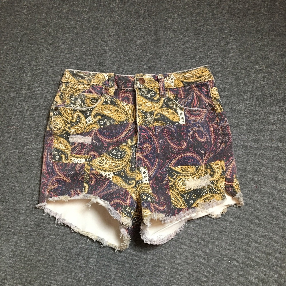 Free People Shorts 29 Button Fly